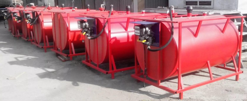 Топливный модуль 1000 л для дизельного топлива