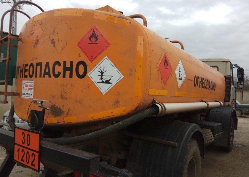 Наклейки на цистерны опасные грузы