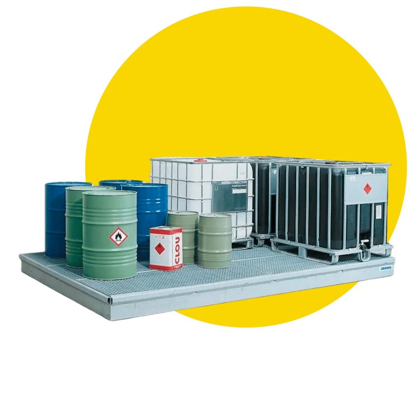 Сточный поддон для еврокубов сталь