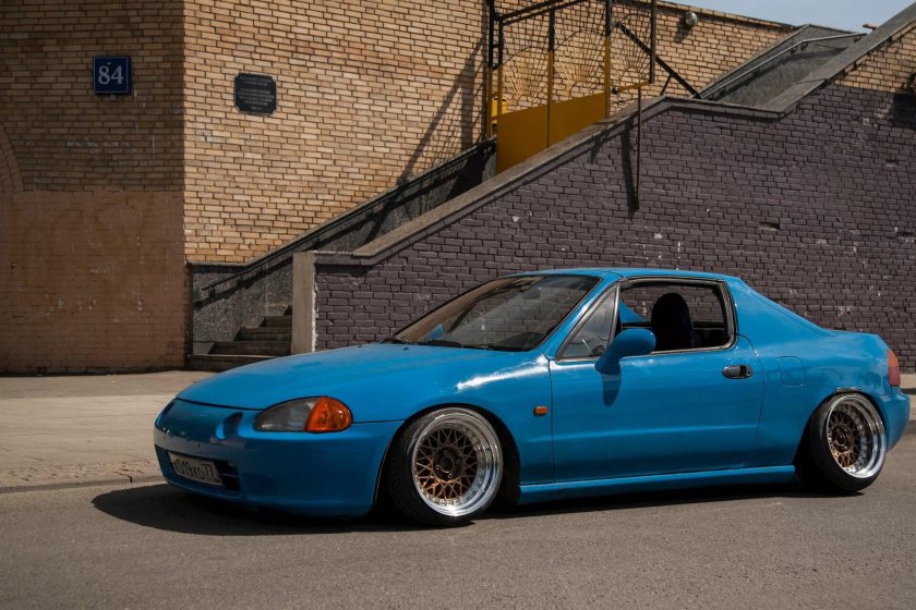 Honda CR-X del Sol stance