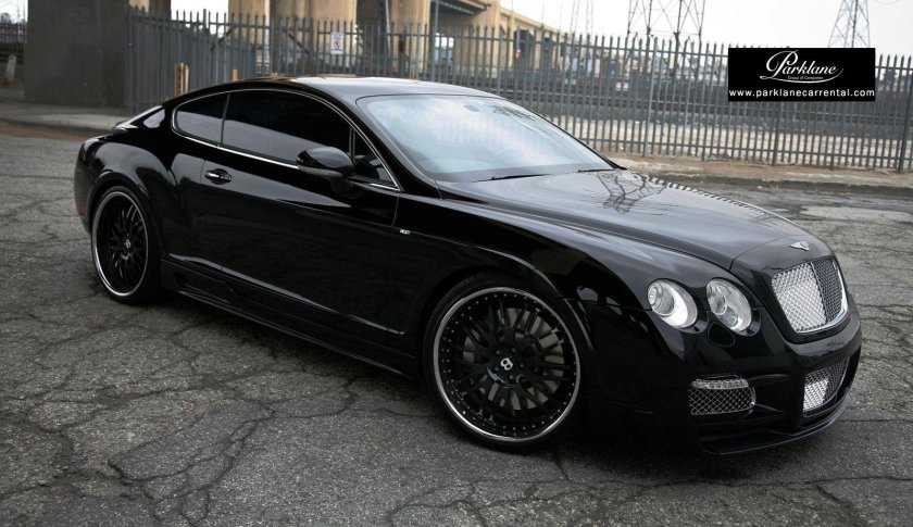 Бентли Континенталь черный