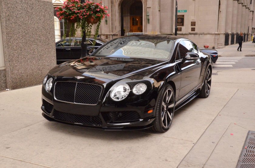 Bentley Continental gt 2014 черный