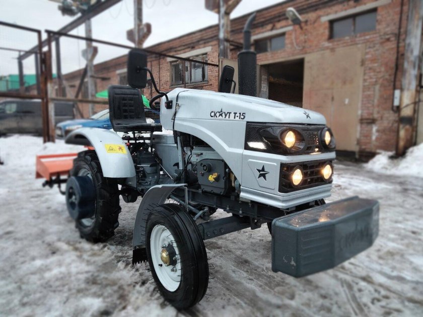 Минитрактор скаут т-15