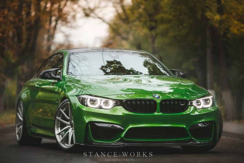БМВ м5 зеленая