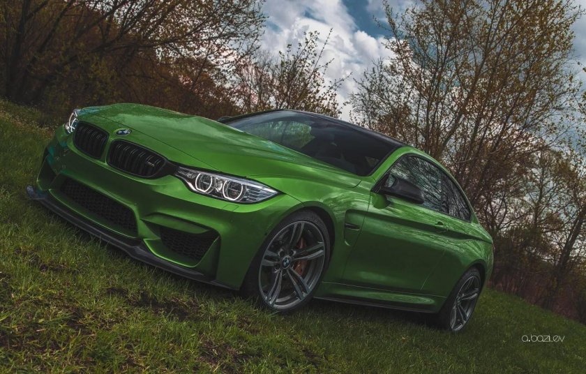 БМВ м5 ф90 зеленая