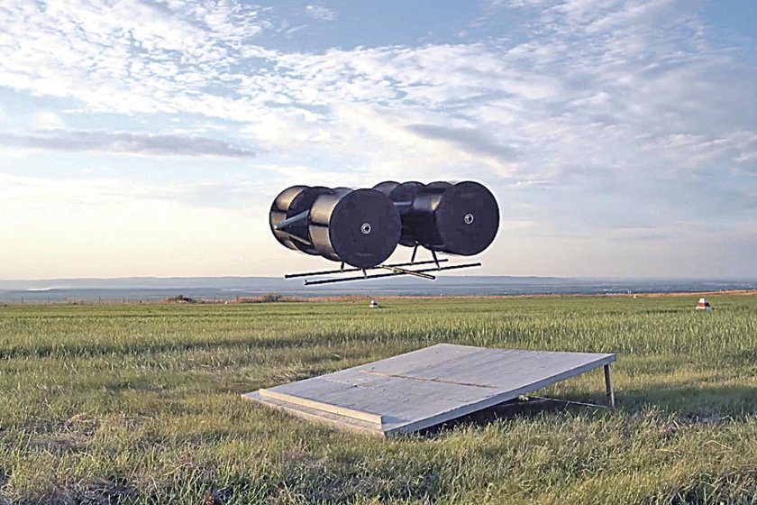 Летательный аппарат циклон