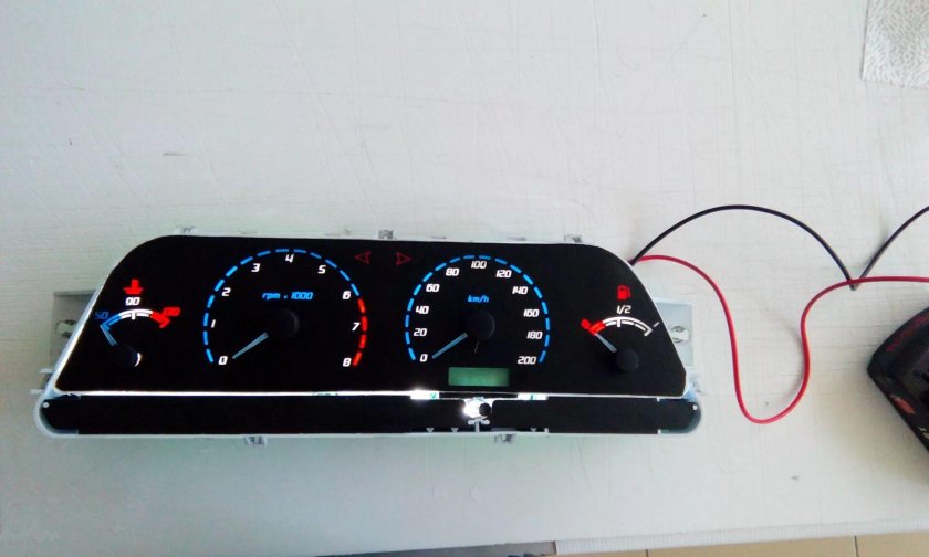 Накладка щитка комбинации приборов 2110