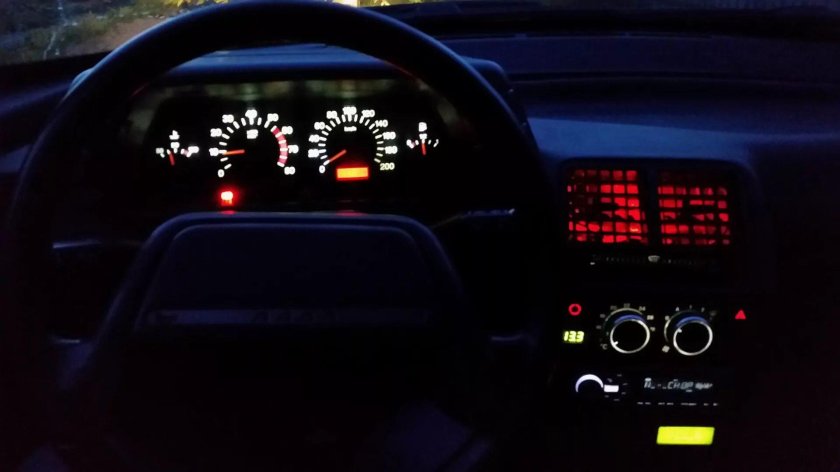 Пересвет приборной панели ВАЗ 2110