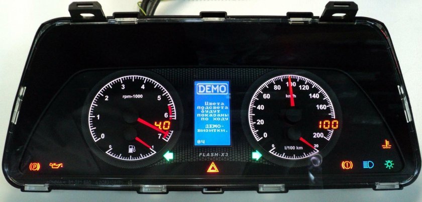 Приборная панель ВАЗ 2110 Flash x3