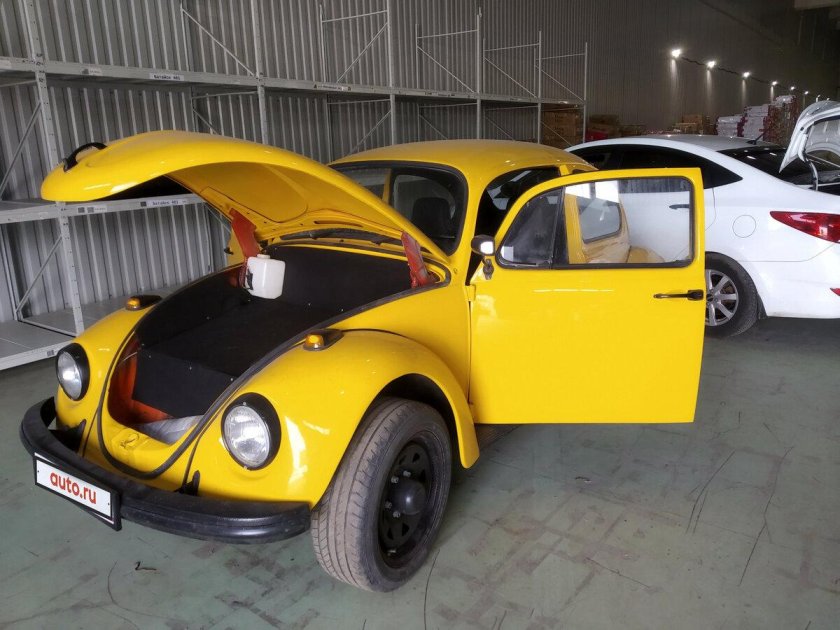 Volkswagen beetle 1963 желтый