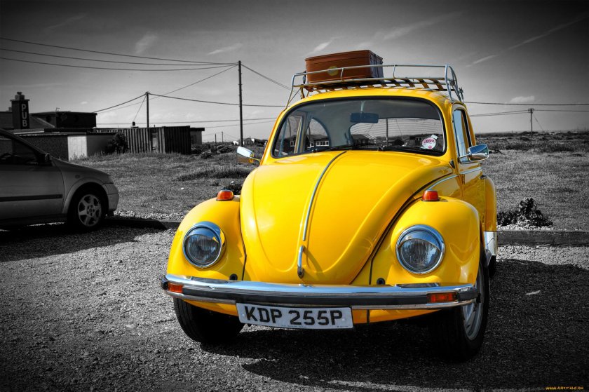 Volkswagen Beetle Yellow