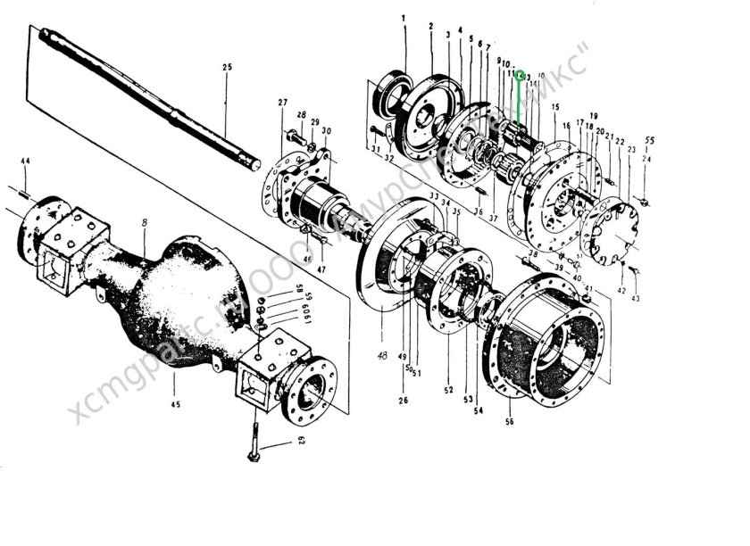 Бортовая моста погрузчика zl 30 схема