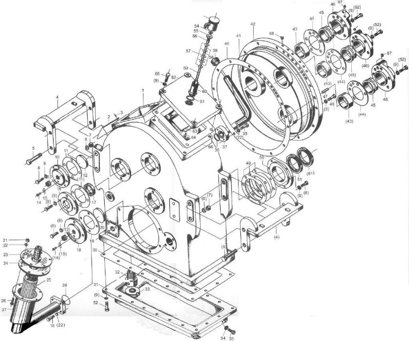 КПП погрузчика lw300f