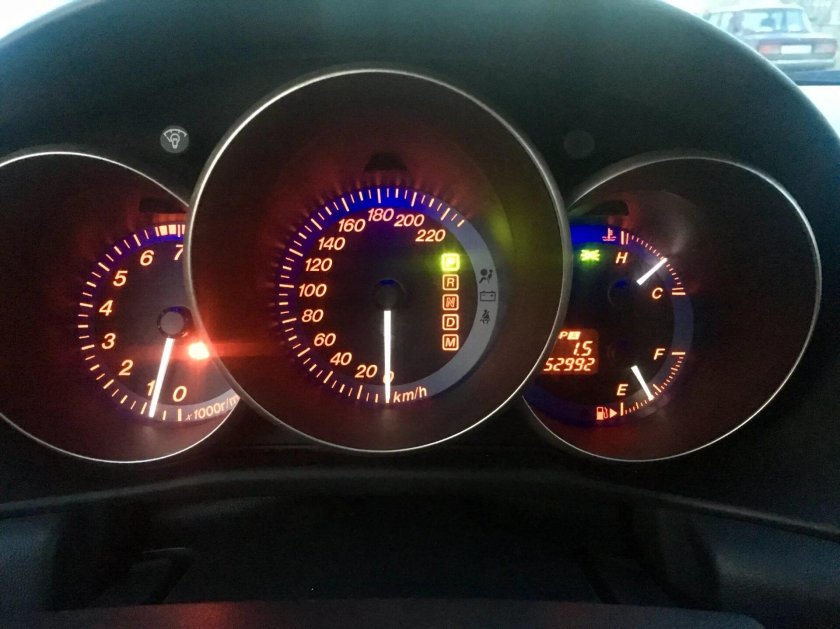 Приборная панель mazda 3 bk