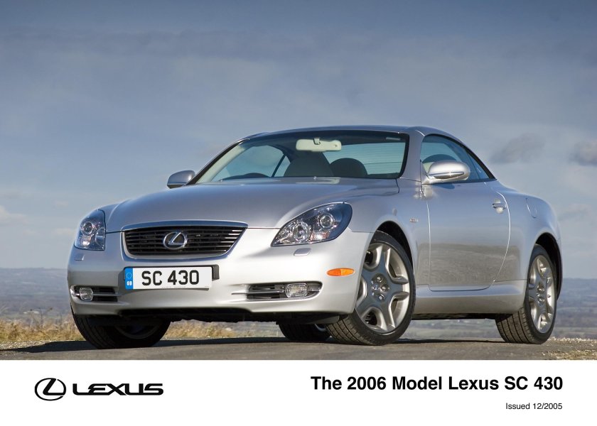 Лексус sc430 2009