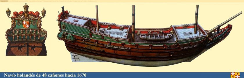 Голландский корабль ПИНАС 17 века