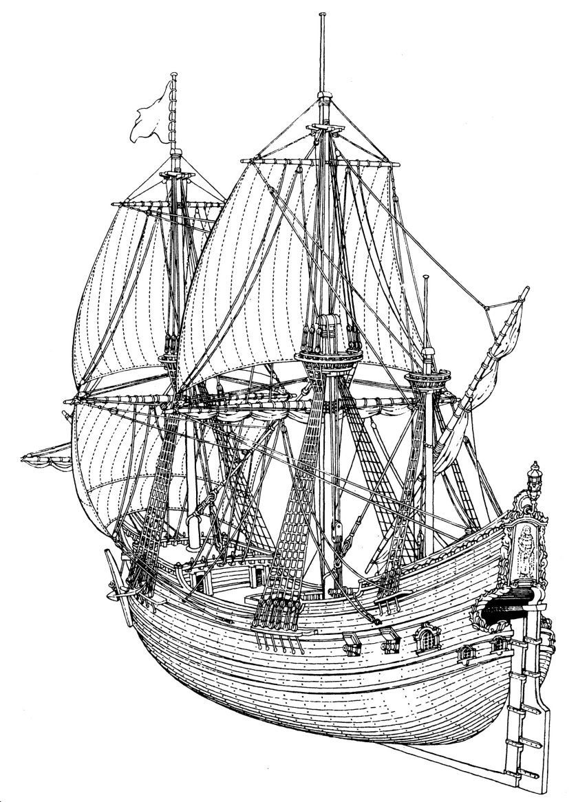 Корабли 17 века