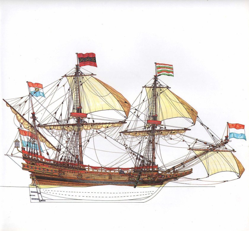 Корабли 17 века