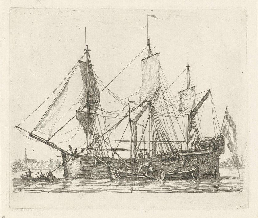 Голландский корабль ПИНАС 17 века