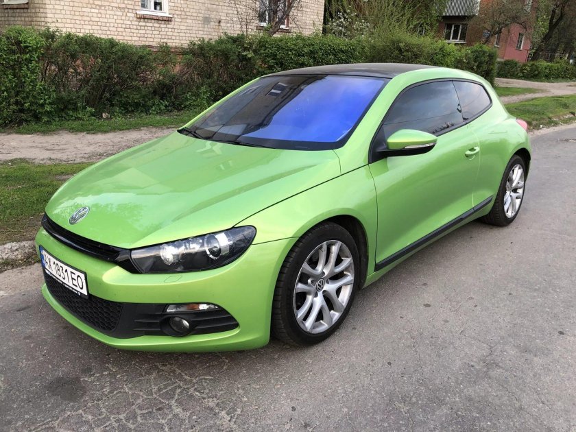 Volkswagen Scirocco зеленый