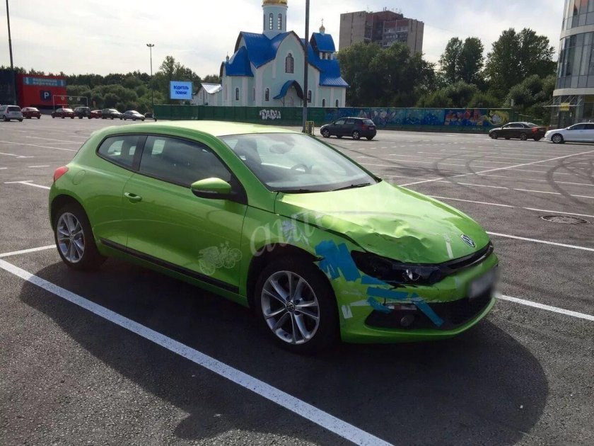 Volkswagen Scirocco зеленый