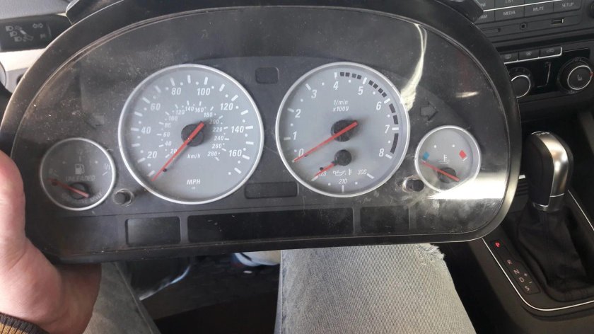 BMW e53 4.8 приборная панель