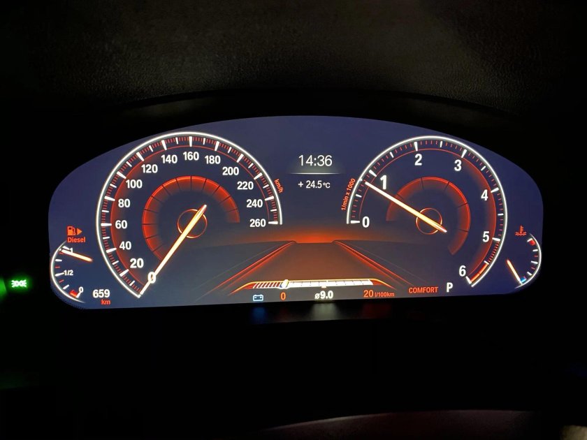BMW e53 цифровая приборная панель