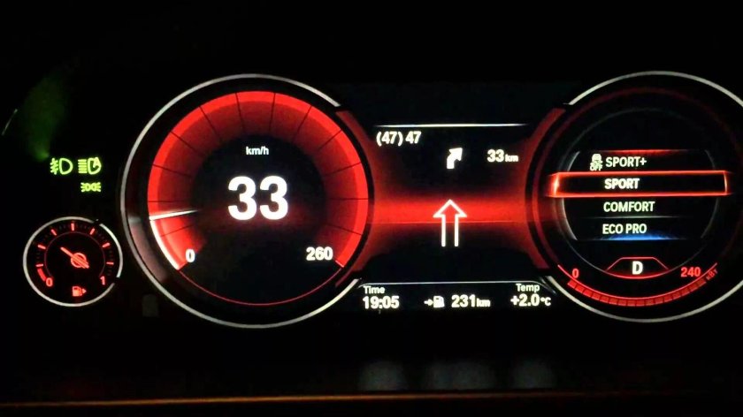 Led приборная панель BMW e70