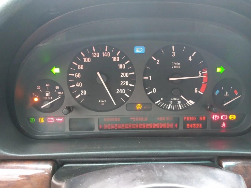Приборка BMW e53 Diesel