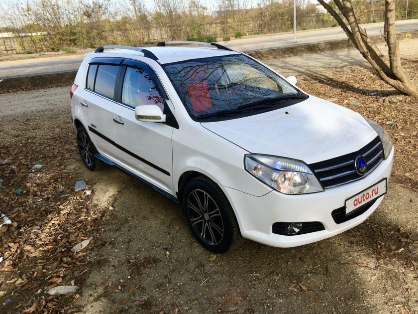 Geely MK-Cross 2013 белый
