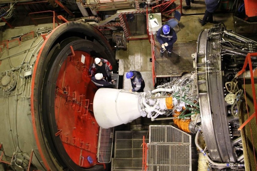 Огневые испытания ракетного двигателя