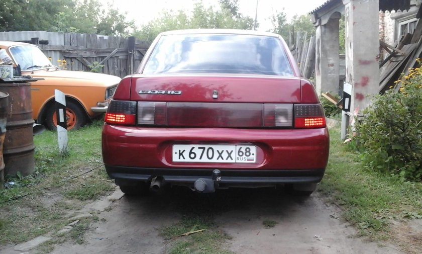 Задние ПТФ ВАЗ 2110