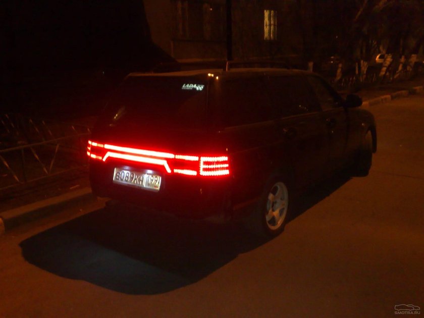 Задние диодные фары на ВАЗ 2111