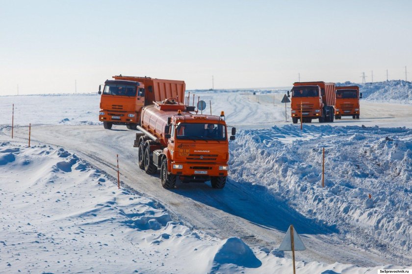 КАМАЗ Север зимник Якутия