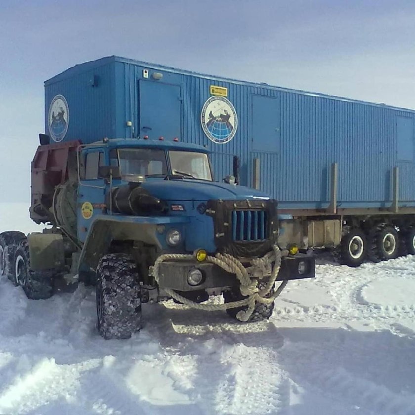 Урал 4320 на зимнике