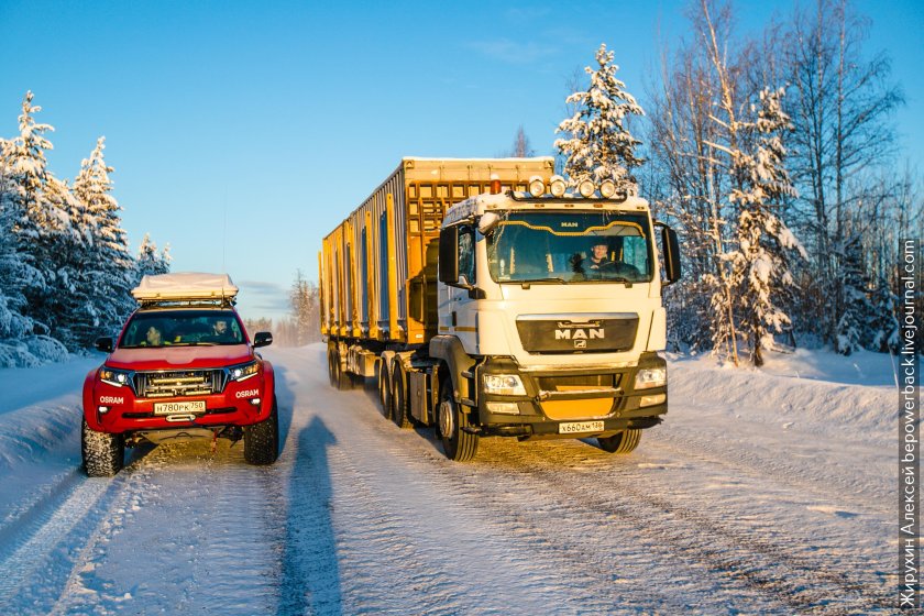 КАМАЗ Север зимник Якутия