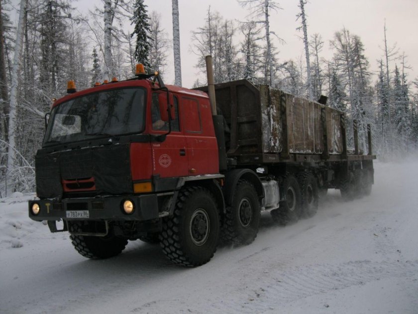 КАМАЗ зимник Север