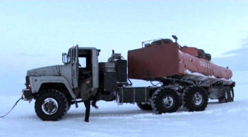 КРАЗ 255 на севере