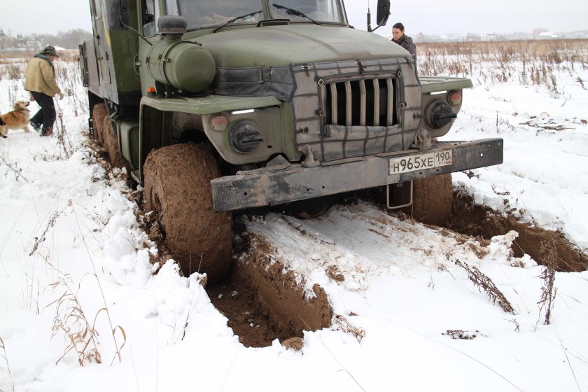 ЗИЛ 157 В грязи