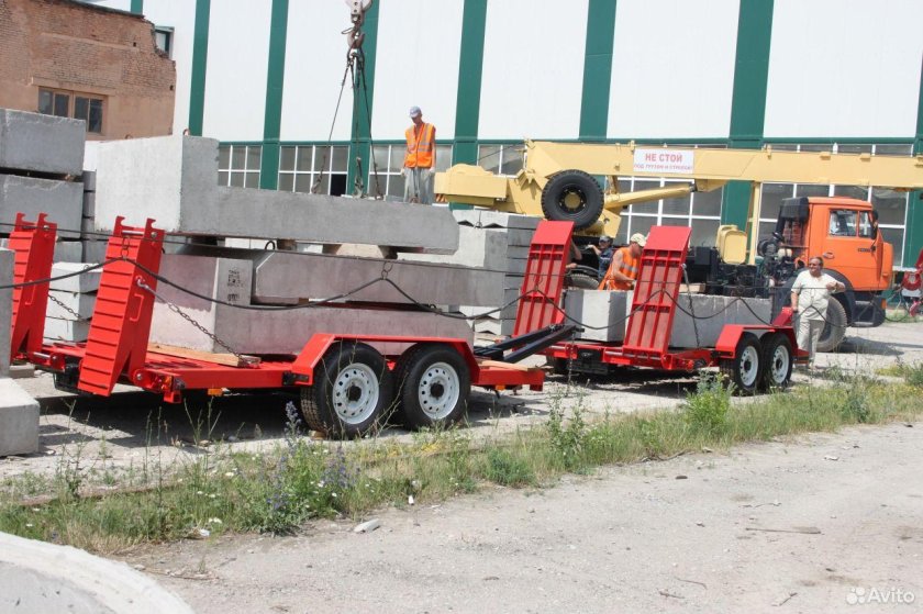 Прицеп низкорамный 9835-20