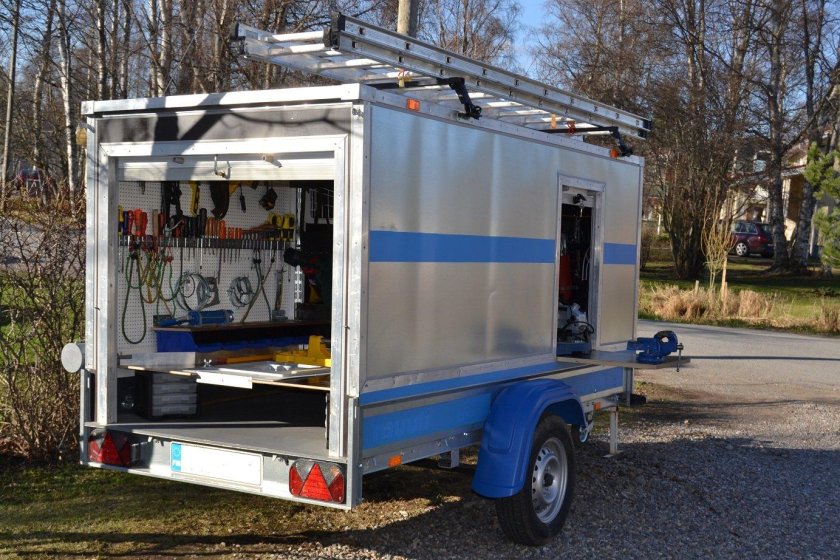 714901-0000010-08 Специальный прицеп автолавка