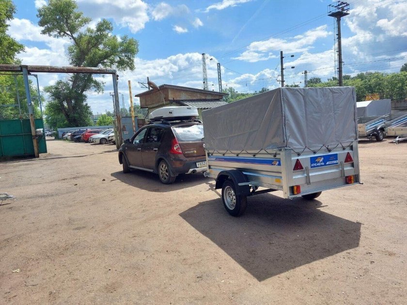 ВАЗ 2109 С прицепом КМЗ