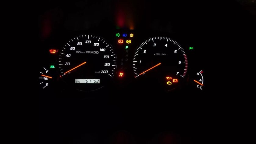 Щиток приборов Тойота Прадо 120