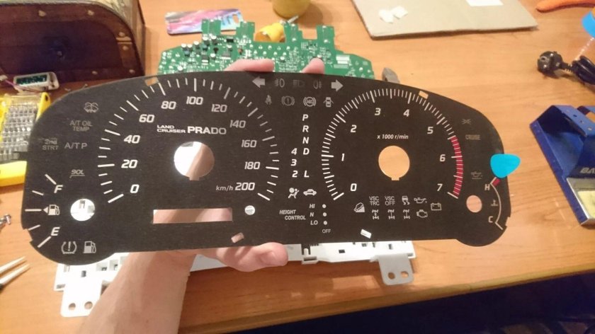 Toyota Prado 120 щит приборов