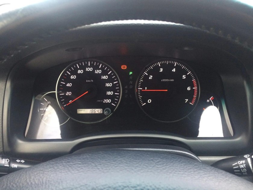 Land Cruiser Prado 120 панель приборов