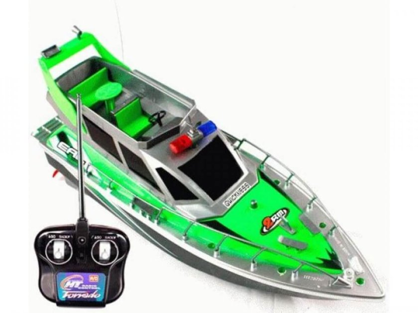 Радиоуправляемый полицейский катер Heng tai