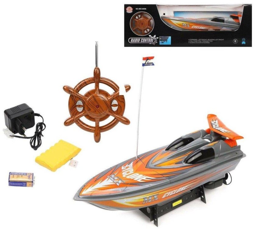 Катер р/у 26a-30 аккум.скоростная лодка