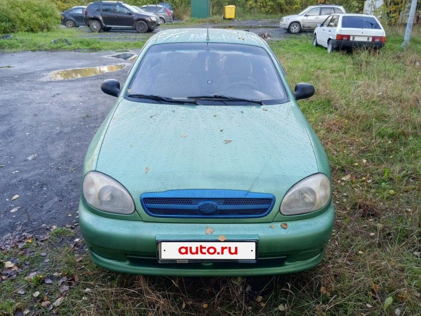 Шевроле ланос зеленый