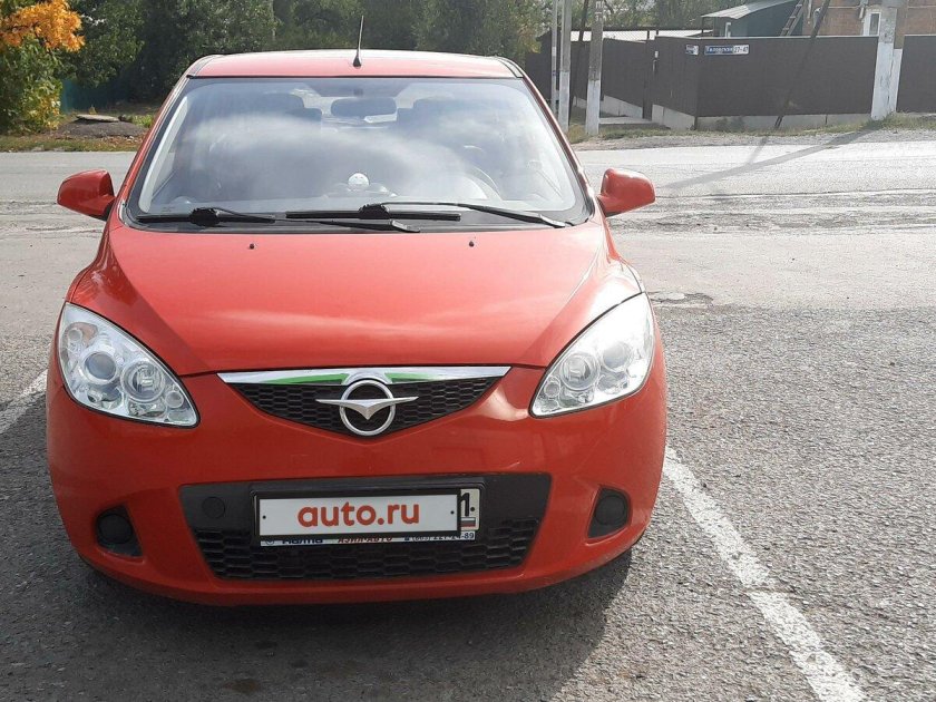 Красная мазда