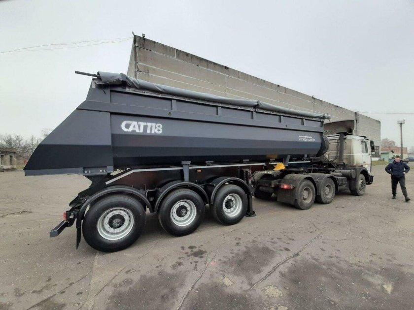 Полуприцеп самосвал сат 118